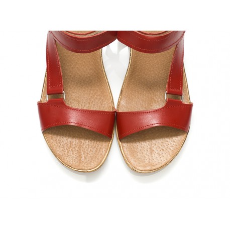 Sandały skórzane damskie wygodne różne kolory SERWIN